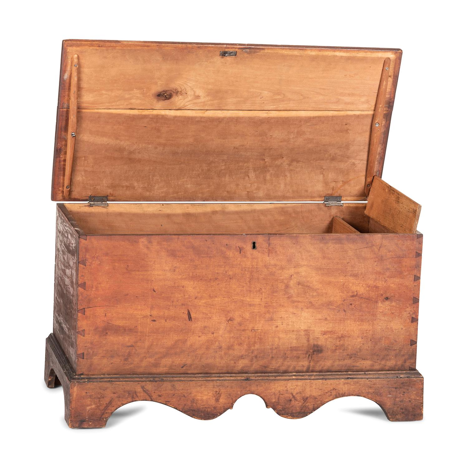 A Federal Cherrywood Blanket Chest