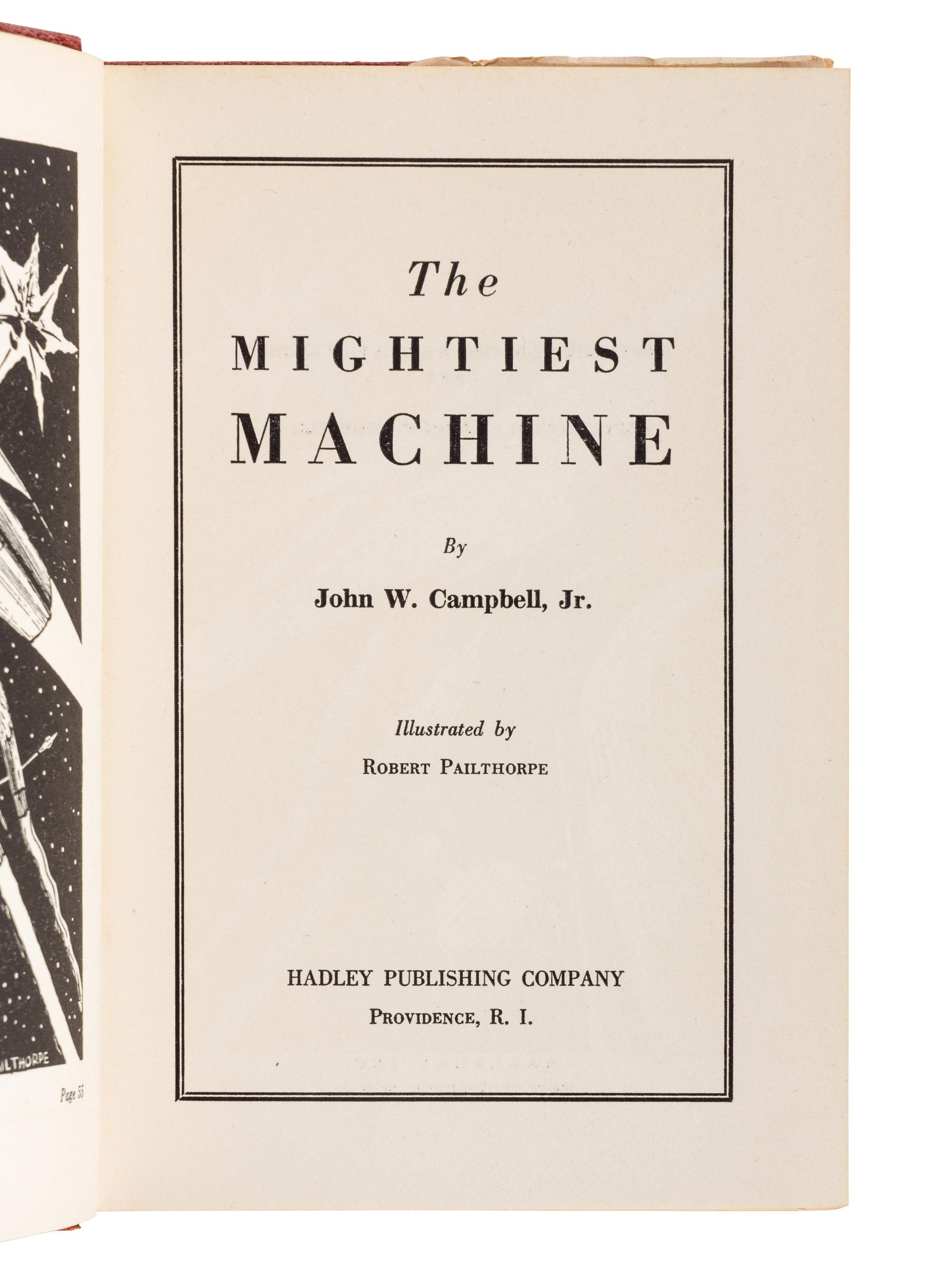CAMPBELL, John Wood, Jr. (1910-1971). The Moon is Hell! Reading, PA: The Fantasy Press, 1951.