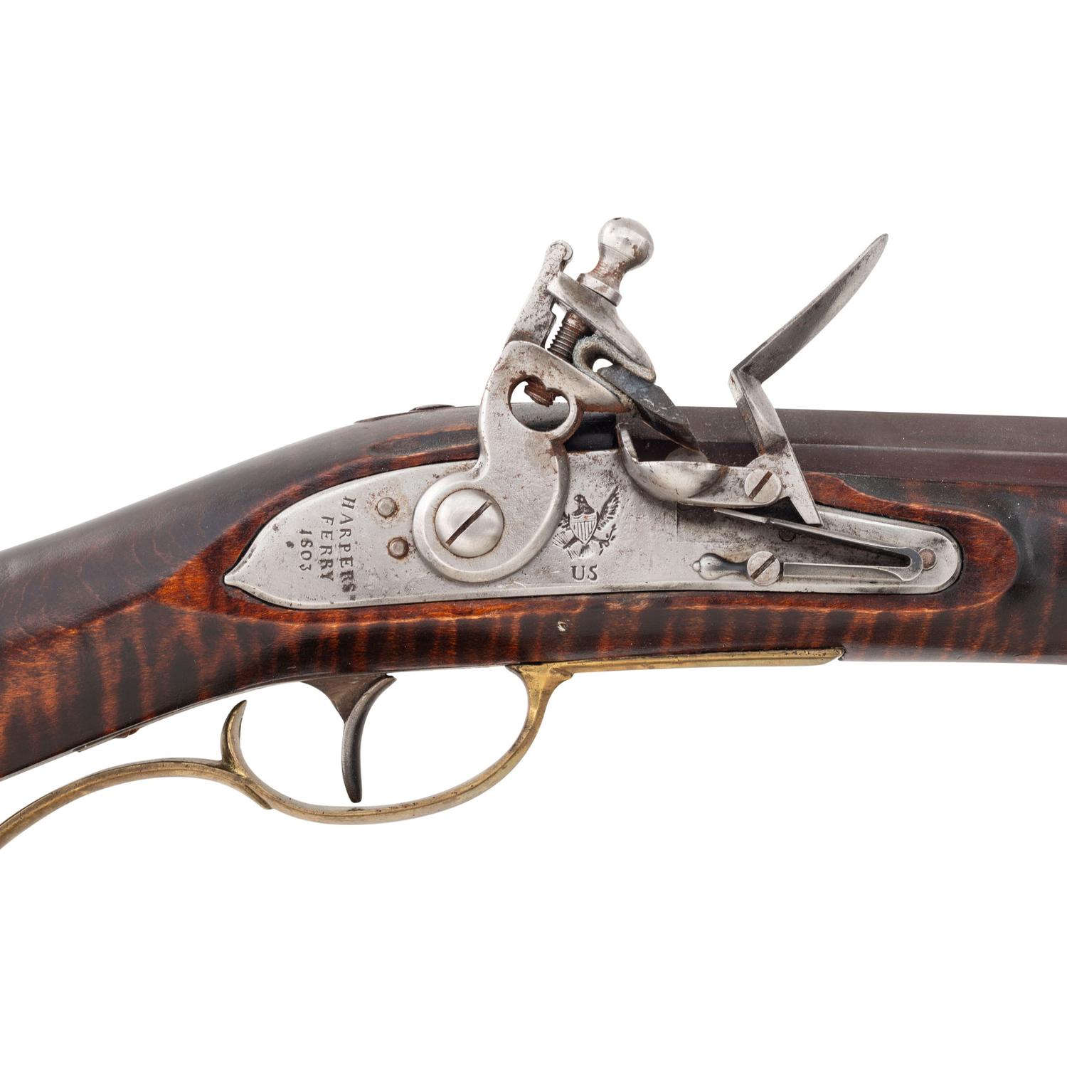 Village Restorations & Consulting Commemorative Presentation Grade Lewis & Clark Rifle Set by Chuck Edwards