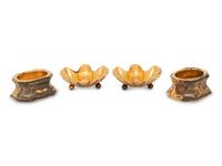 Four Tiffany and Co. Silver-Gilt Salt Cellars