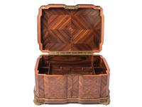 A French Gilt Bronze Mounted Parquetry Writing Cabinet