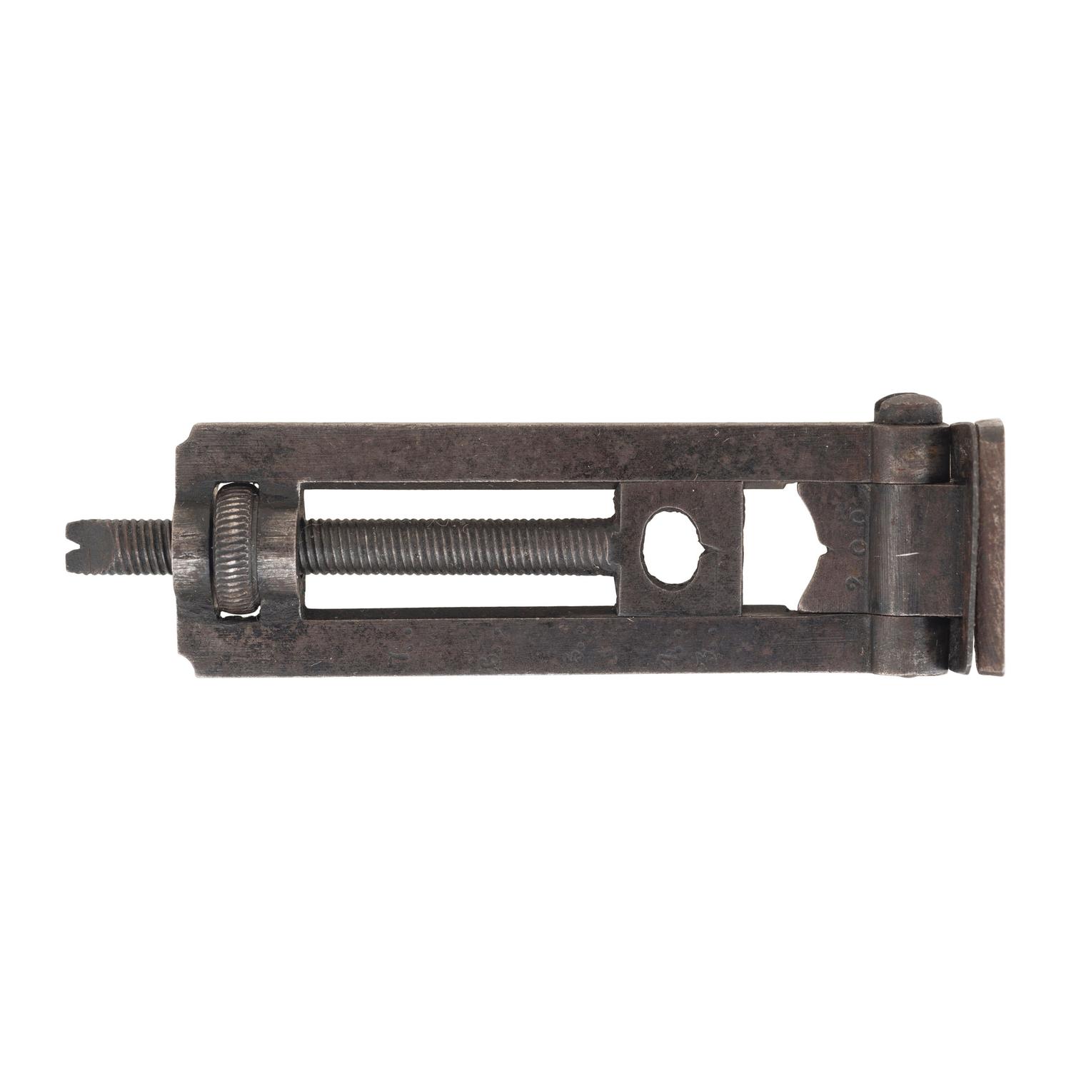 Rare "Benton" Screw Long Range Sight for Type I Harpers Ferry 1841 Rifle Alterations
