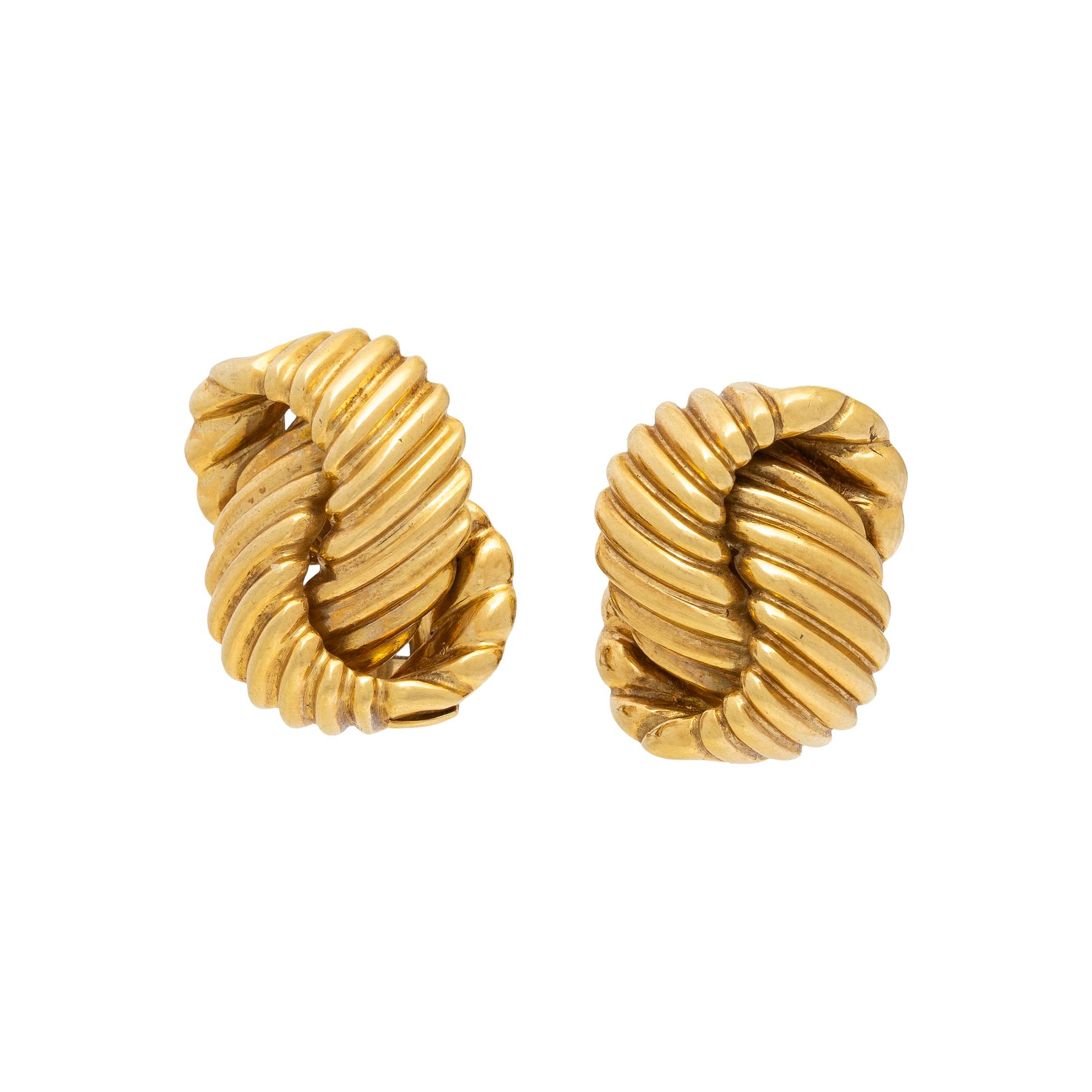 YELLOW GOLD EARRINGS