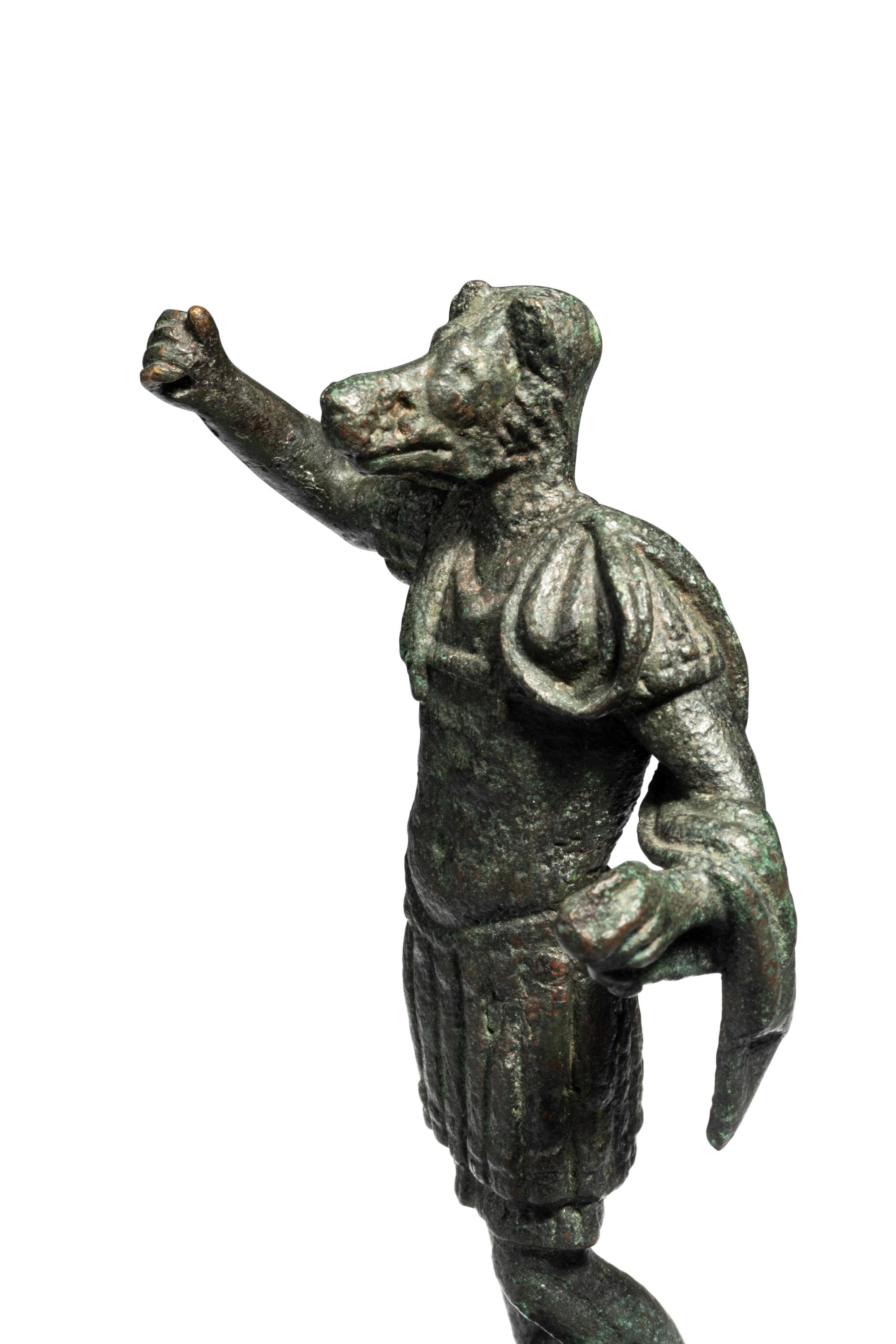 A Romano-Egyptian Bronze Hermanubis
