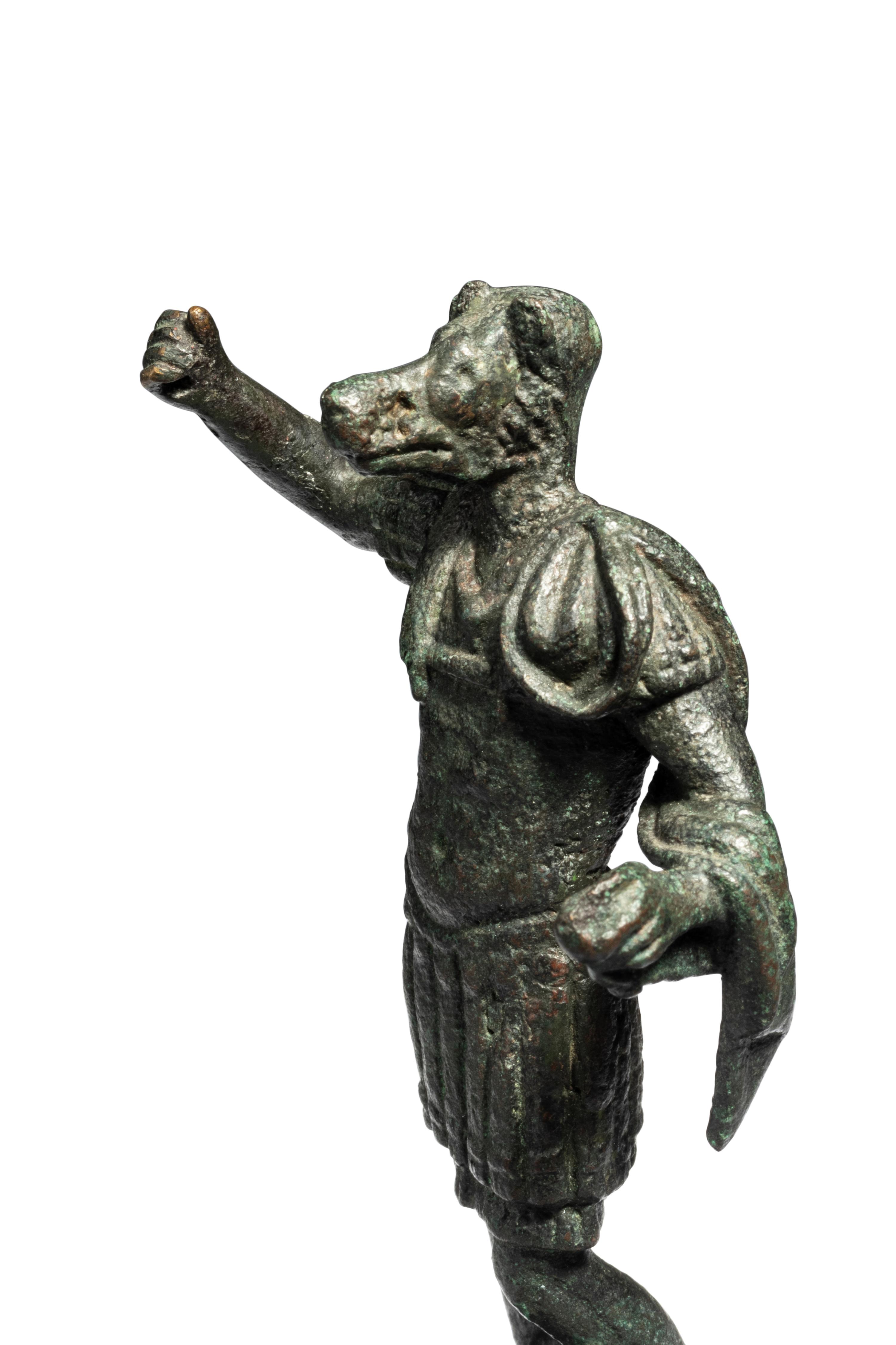 A Romano-Egyptian Bronze Hermanubis