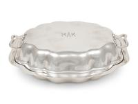 An American Silver Covered Vegetable Dish