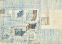 Two Works: Studies for Neon Boxes with Electrodes, 1967 ; together with Crossword Puzzles (2)