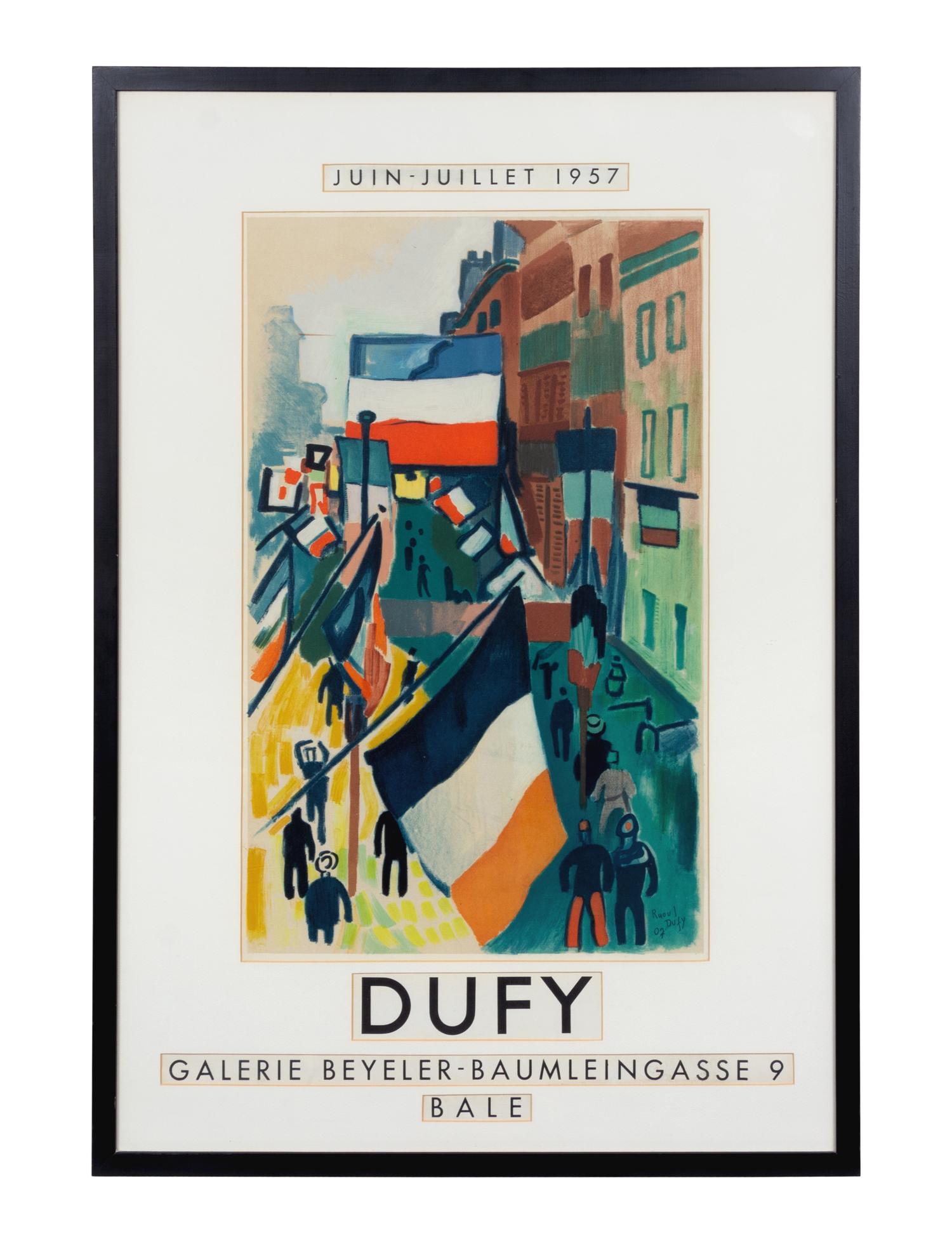 Jean Dufy (French, 1888-1964) Galerie Beyeler-Baumleingase…