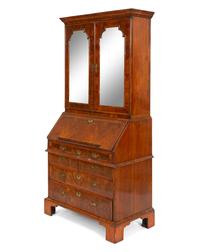 A Queen Anne Walnut Bureau Cabinet