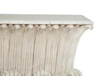 An Assembled Pair of Carved Wood Corinthian Column Capitals — CIRCA 1930