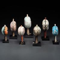 Group of Pueblo Polychrome Rattles, From the Collection of Dick Jemison, Alabama