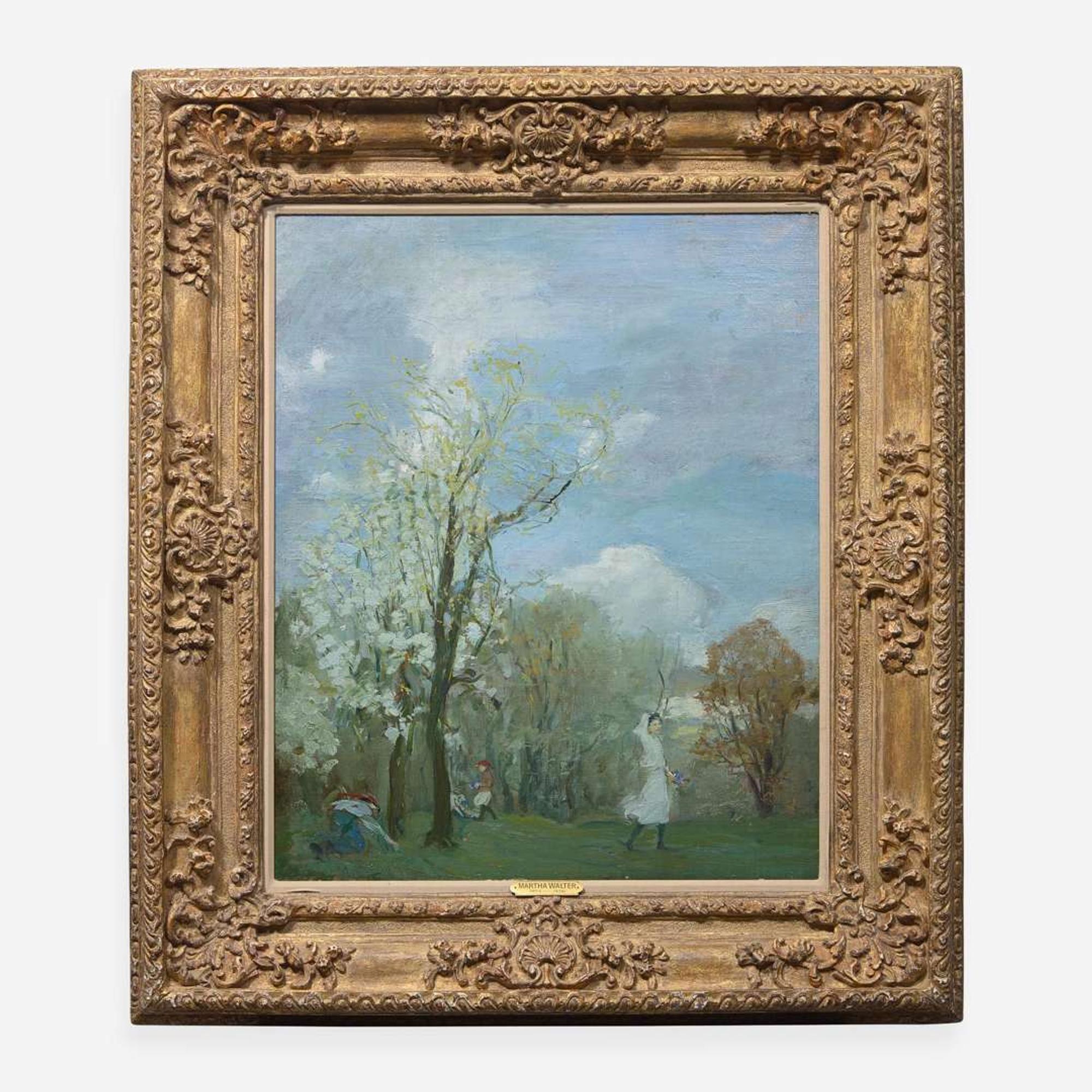 Martha Walter (American, 1875-1976) Figure Under Tree