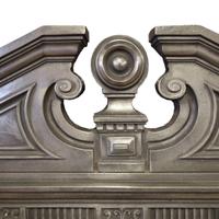 A Cast Iron Overmantel 52" W x 2.5" D x 43.5" H — England, Circa 1880