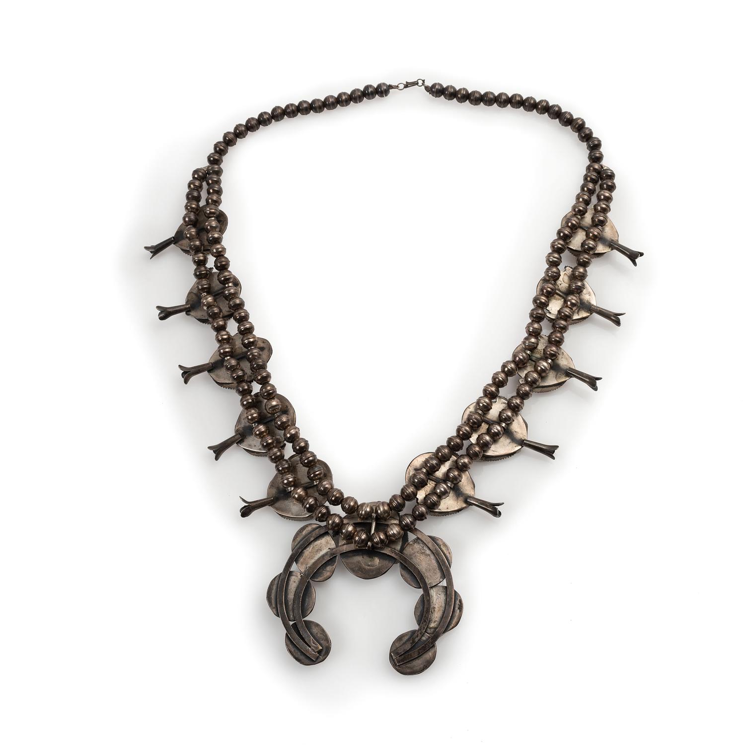 A Southwestern-Style Squash Blossom Necklace