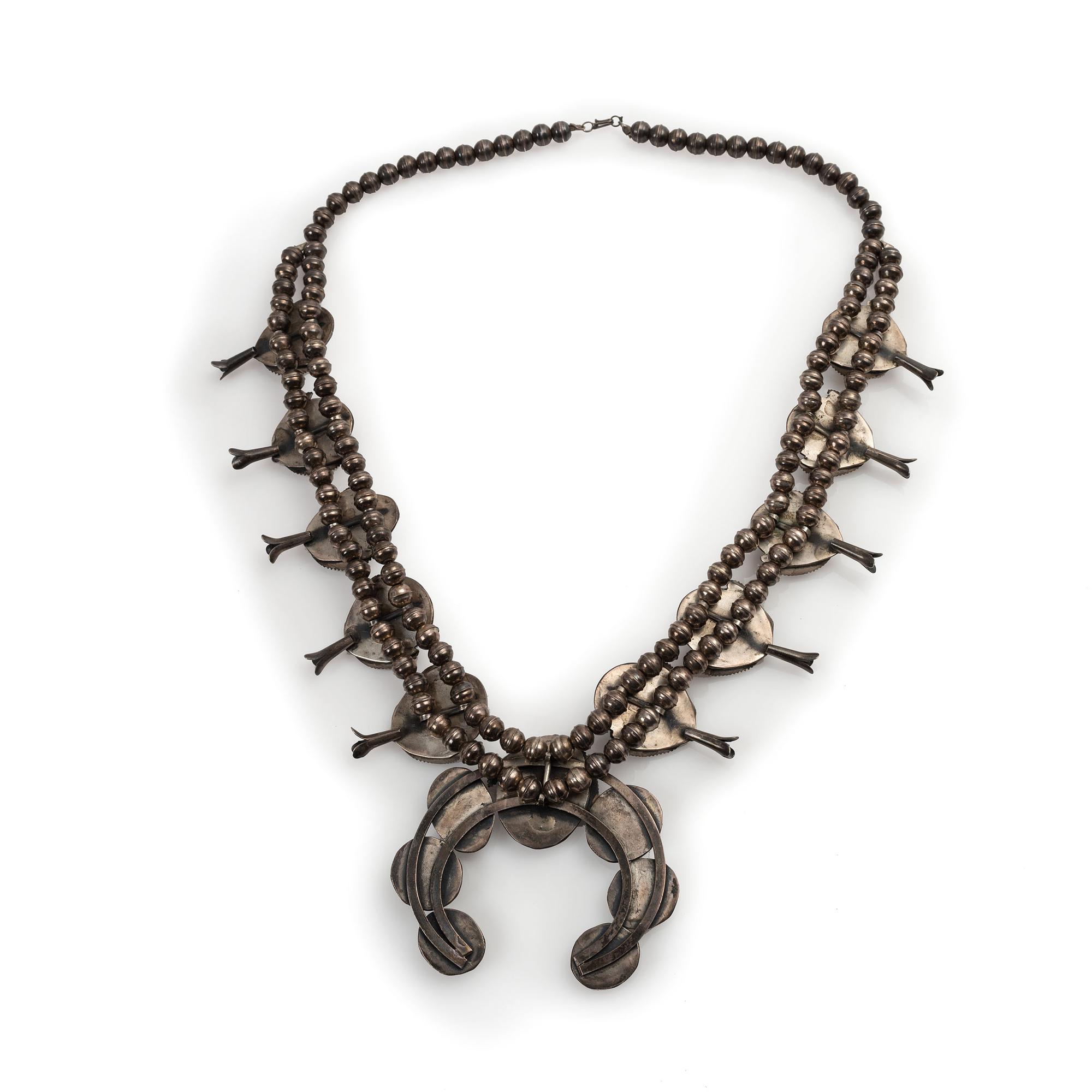 A Southwestern-Style Squash Blossom Necklace
