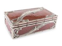 A Theodore B. Starr Silver and Mixed Metal Cigar Box