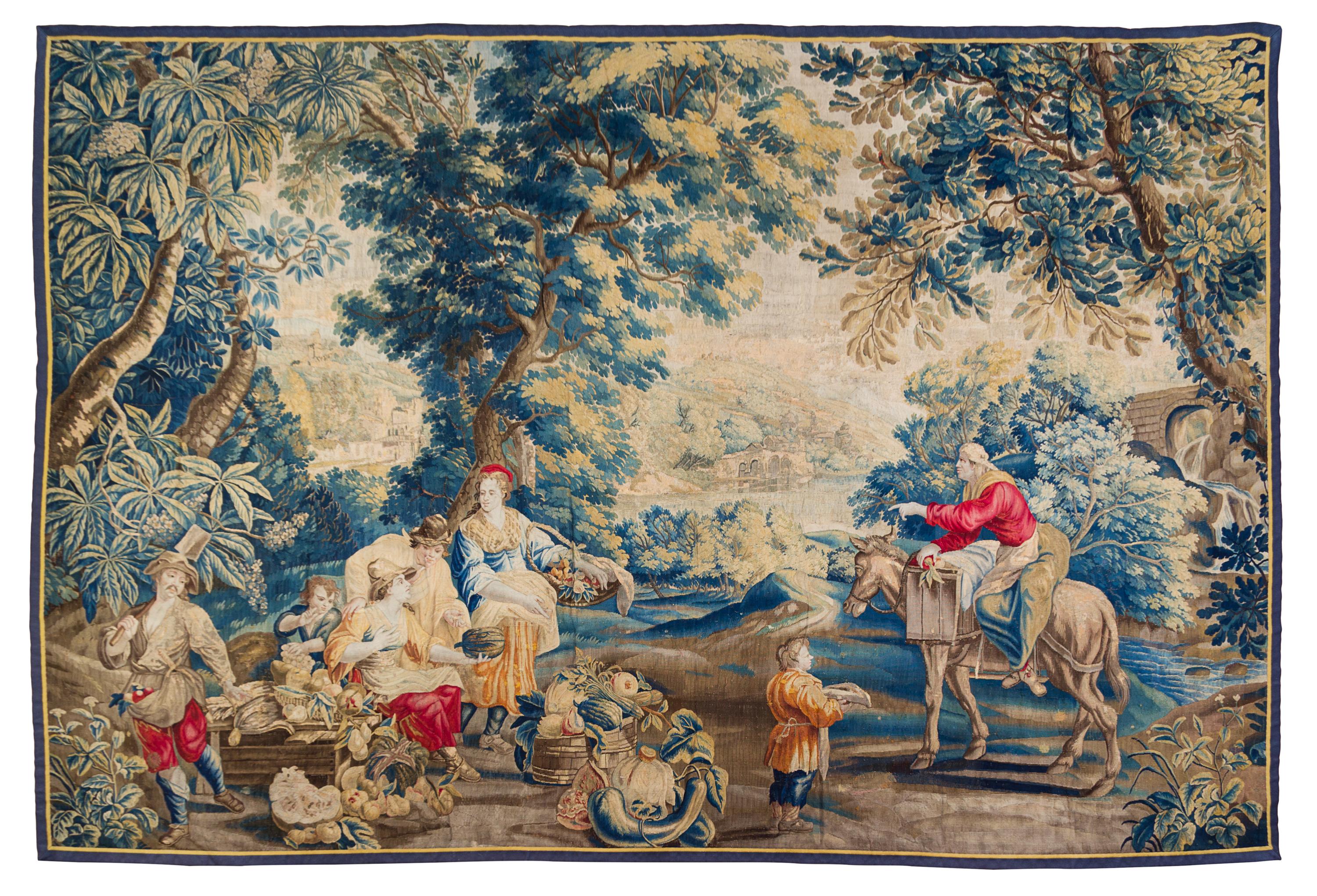 A Flemish Wool Tapestry 8 feet 7 inches x 12 feet 5 inches. — IN THE MANNER OF DAVID TENIERS THE YOUNGER, EARLY 18TH CENTURY