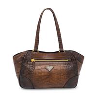 Prada, Tote in Brown Crocodile