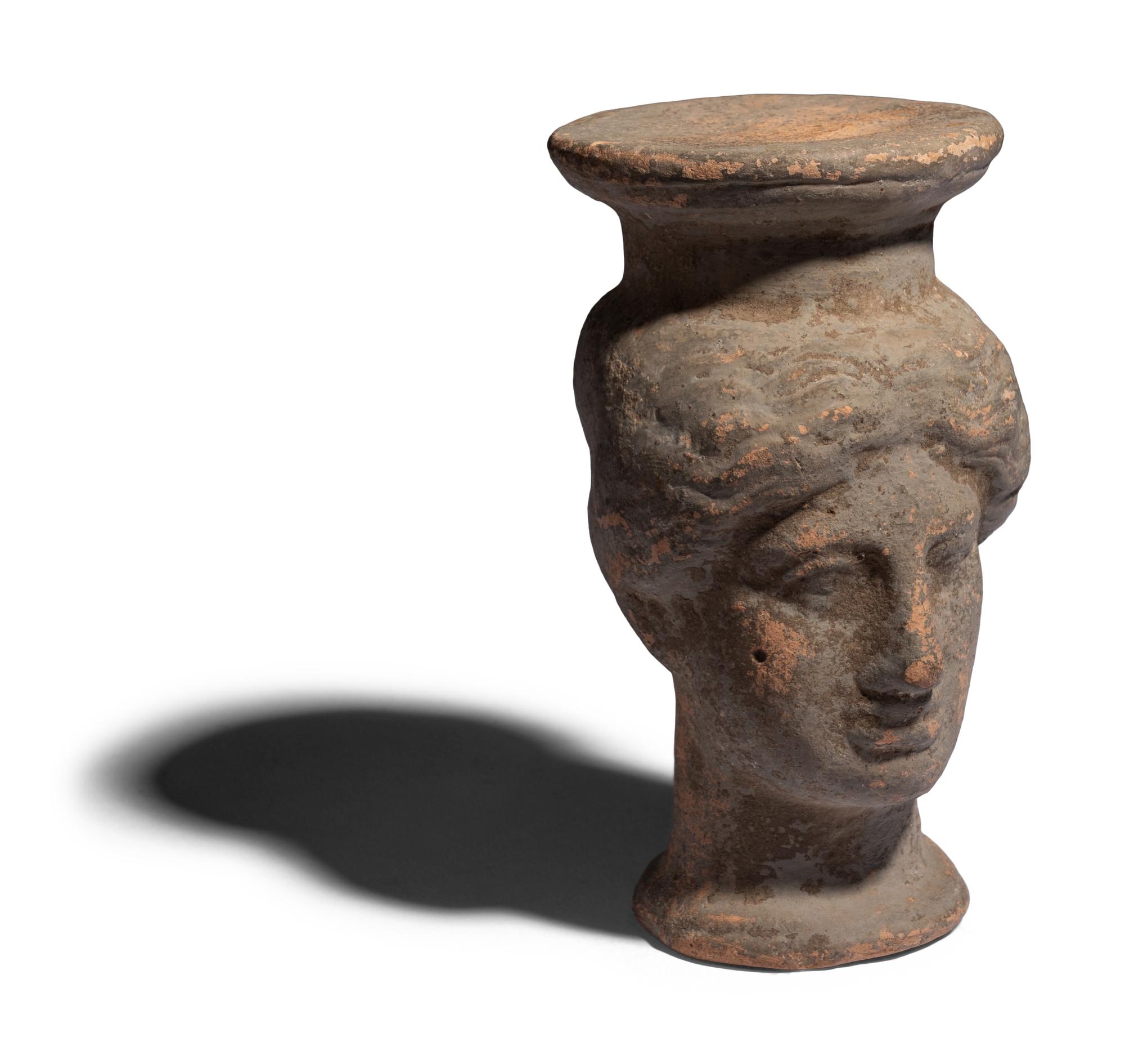An Etruscan Terracotta Votive Head