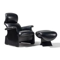 Achille and Pier Giacomo Castiglioni (Italian, 1918–2002 | 1913–1968) — Viscontea Armchair and Ottoman for Simon International