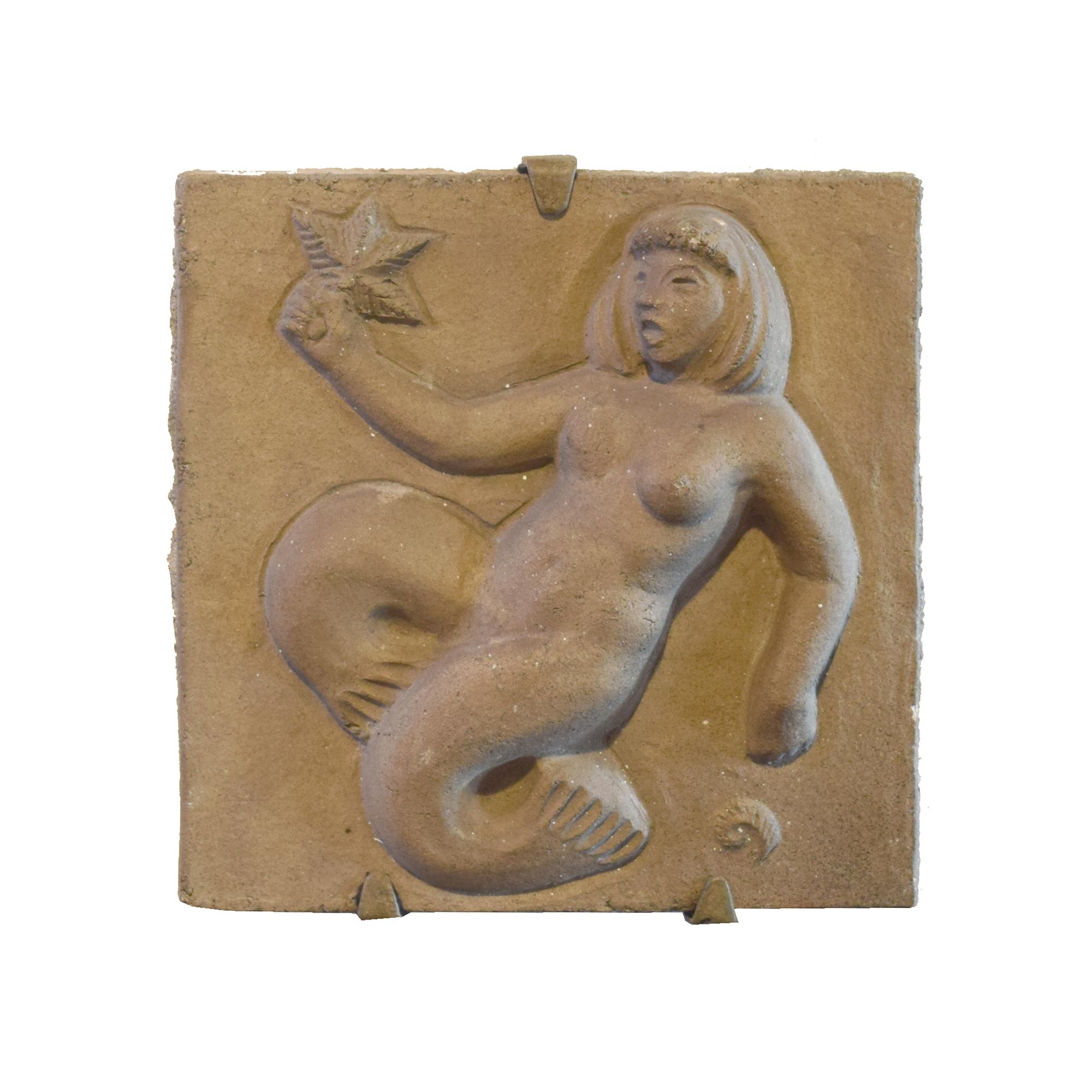 Four Edgar Miller Terra Cotta Tile Reliefs 7.75" W x 3" D x 7.5" H, each — United States, Circa 1940