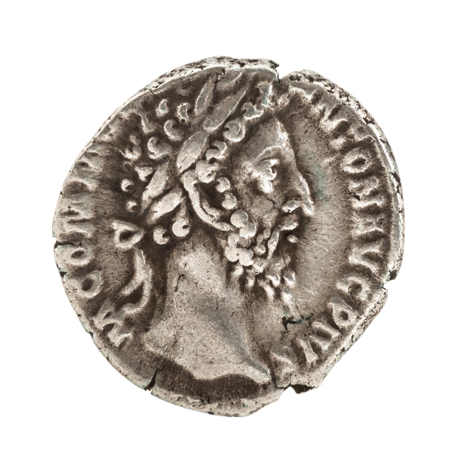 Roman Empire (circa 180 CE), Silver Denarius — Silver Denarius