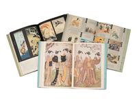 [UKIYO-E] A group of reference works about Japanese Ukiyo-e, comprising: