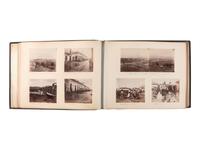 [EARLY PHOTOGRAPHY]. 3 albums documenting international travel. Ca 1892-1898.