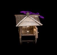 A Japanese Silver House-Form Bonbonnière