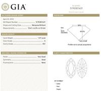 A Platinum and Diamond Ring, 2.40 dwts.