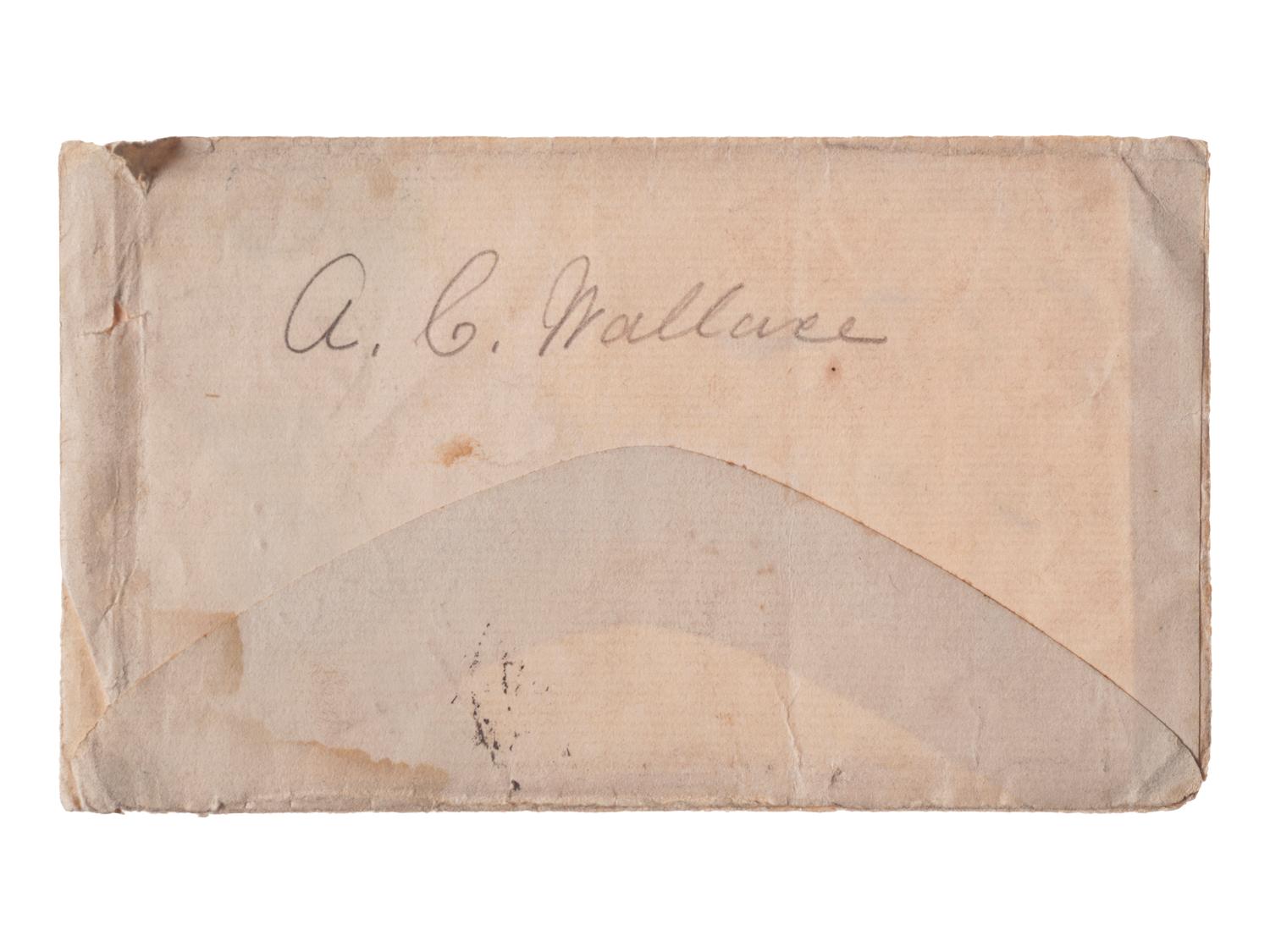[CIVIL WAR]. Early war-date letter referencing the dead along the road following the Battle of Bull Run.