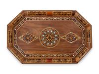 A Syrian Mosaic Marquetry Tray