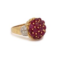 RUBY AND DIAMOND RING