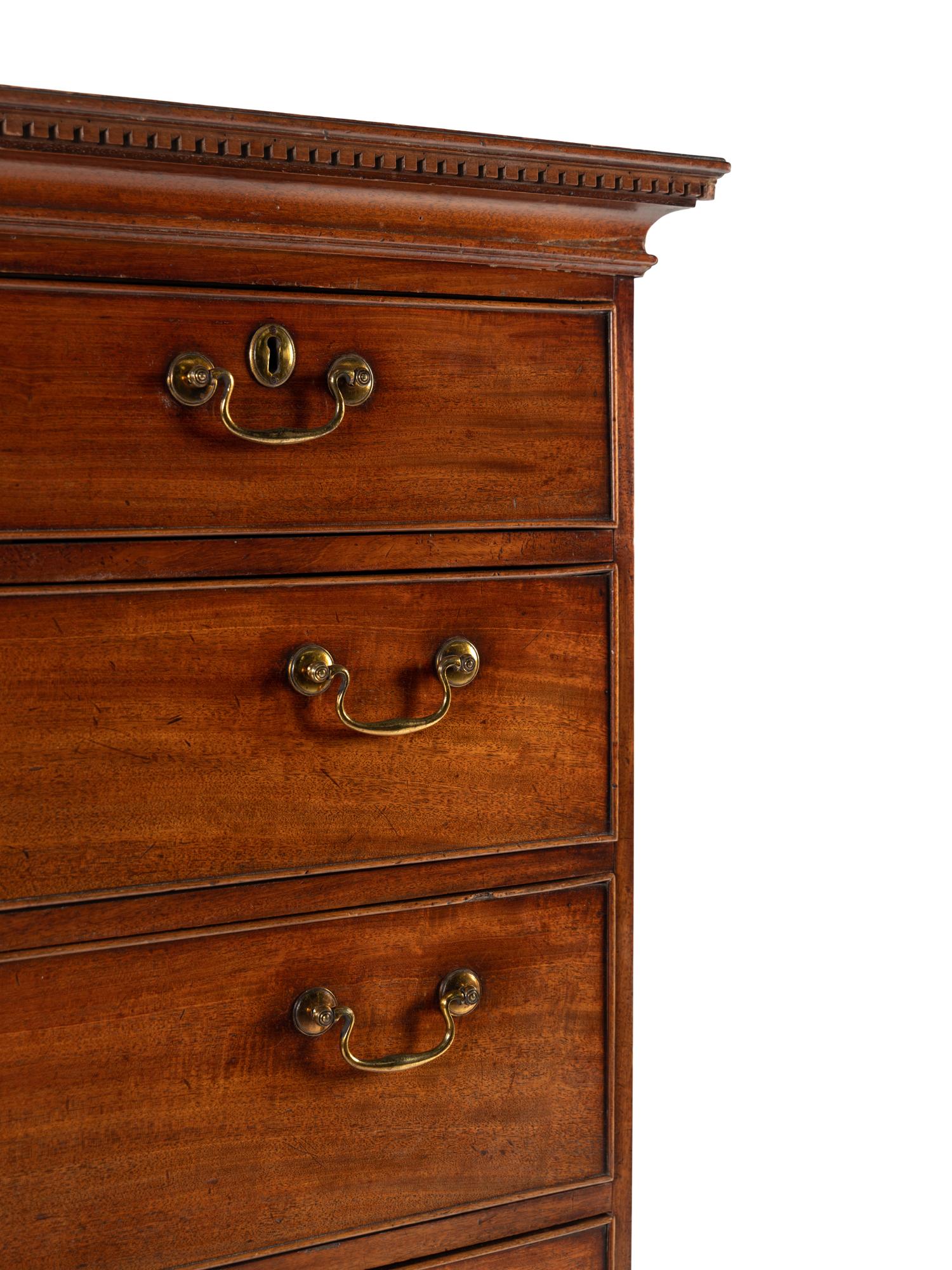 A George III Mahogany Chest-on-Chest
