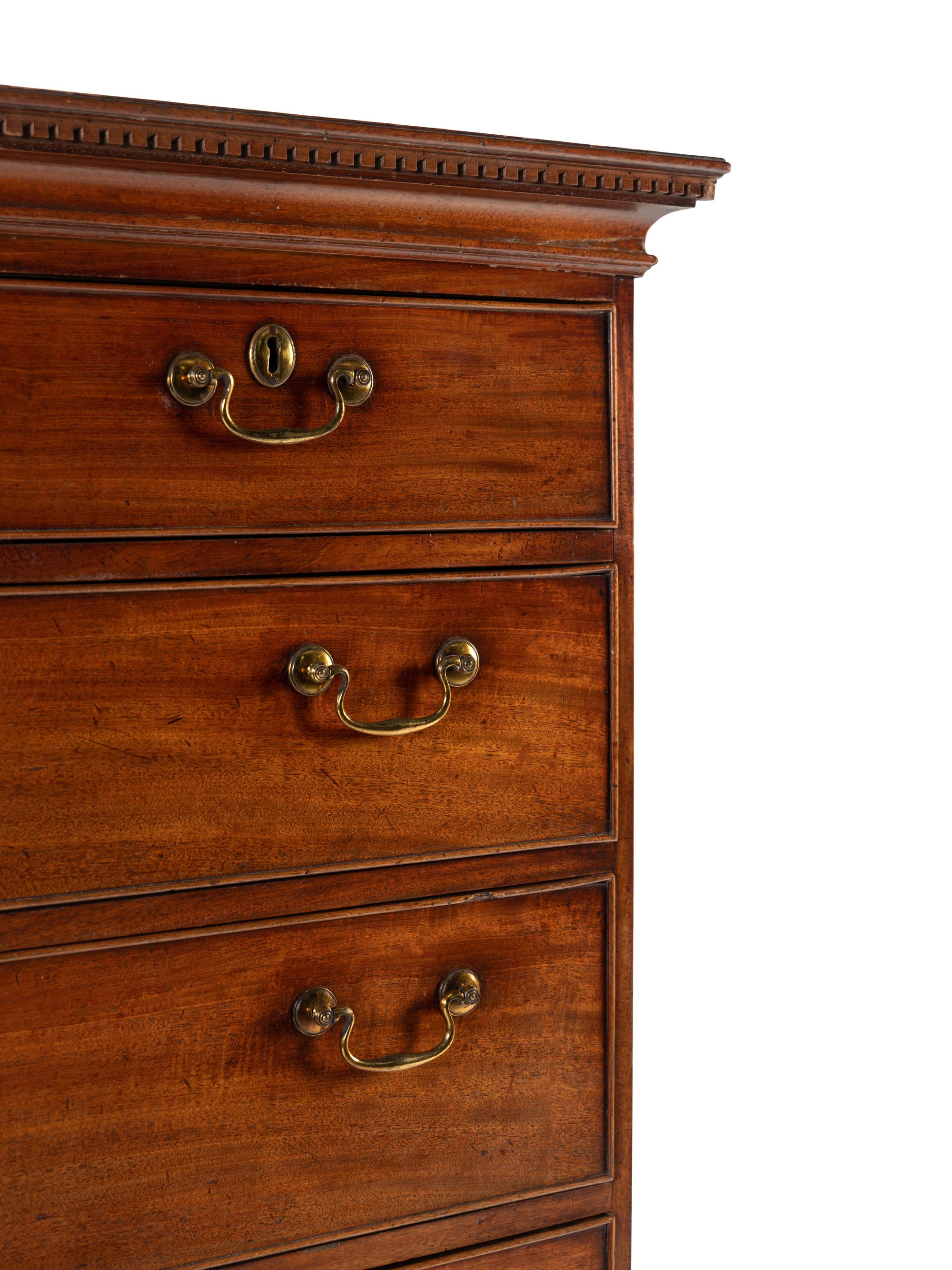 A George III Mahogany Chest-on-Chest