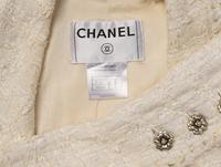 Chanel, White Fantasy Tweed Jacket