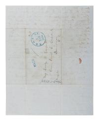 [TAYLOR, Zachary (1785-1850)]. "Genl Taylor never surrenders." Pictorial campaign lettersheet.
