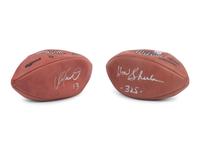 A Group of Dan Marino and Don Shula Miami Dolphins Signed Autograph Wilson NFL Footballs (Beckett Authentication Services BAS Certified),