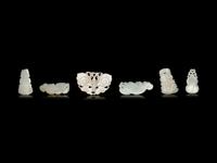 Six Chinese Jade Plaques