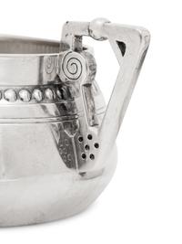 A Russian Silver Creamer and Sugar Bowl