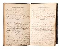 [CIVIL WAR]. Archive of items related to Sgt. James B. Parks, Co. C, 139th Pennsylvania Infantry, mortally wounded and buried at Gettysburg, highlighted by 2 diaries containing Antietam and Fredericksburg content.