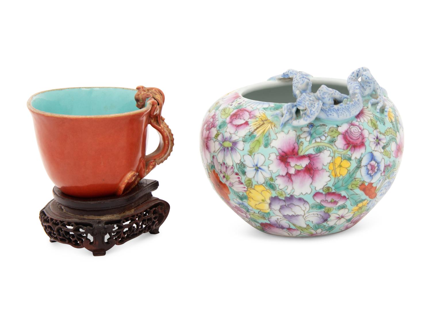 Two Chinese Porcelain Vessels