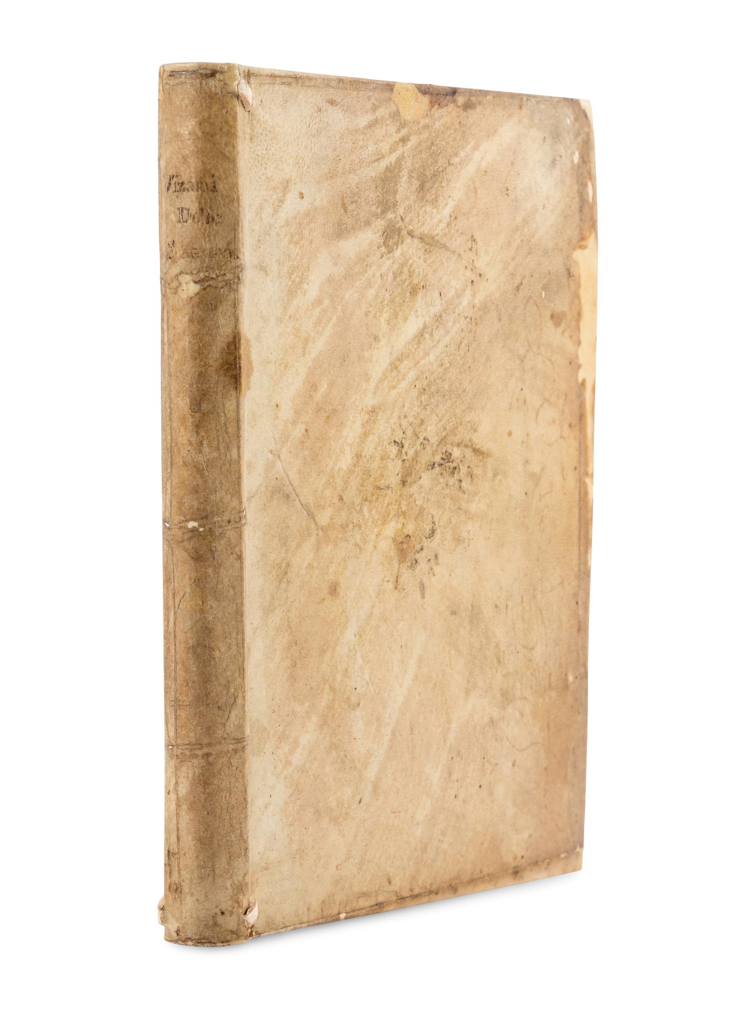 VIZANI, Angelo (d. 1552). Trattato Dello Schermo...Nel Quale Discorre Intorno all' Eccellenza Dell'Armi et Delle Lettere: Intorno all' Offesa et Difesa . Bologna: Gio. Rossi, 1588.