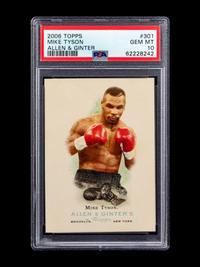 A 2006 Topps Allen & Ginter Mike Tyson Card No. 301 (PSA 10 GEM MINT)