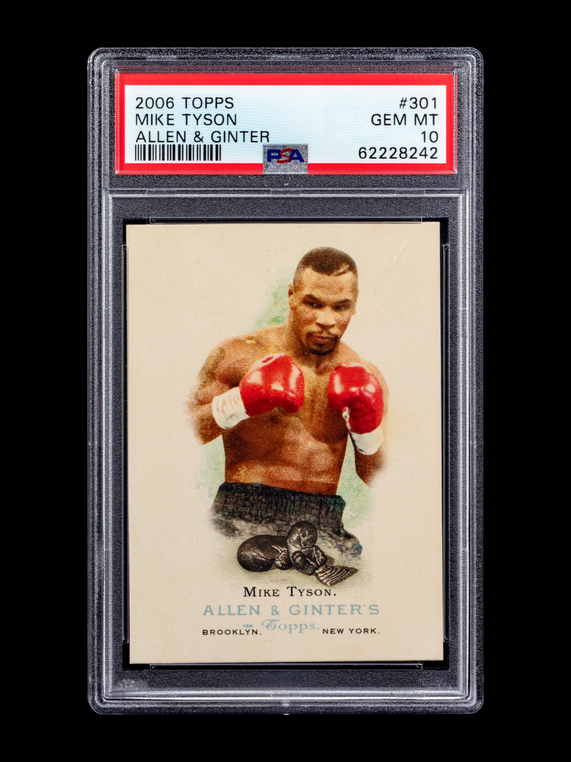 A 2006 Topps Allen & Ginter Mike Tyson Card No. 301 (PSA 10 GEM MINT)