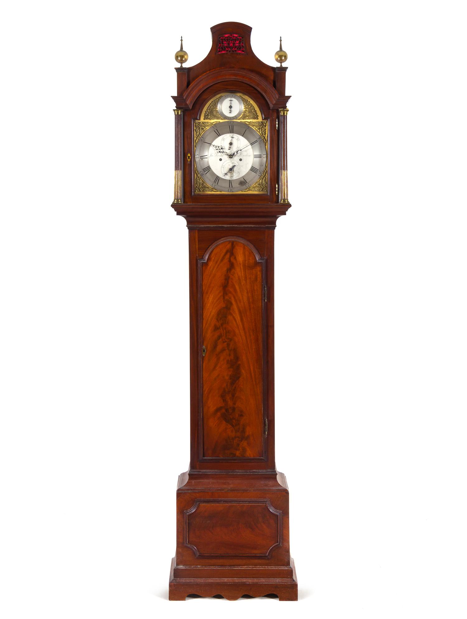 A George III Mahogany Tall Case Clock