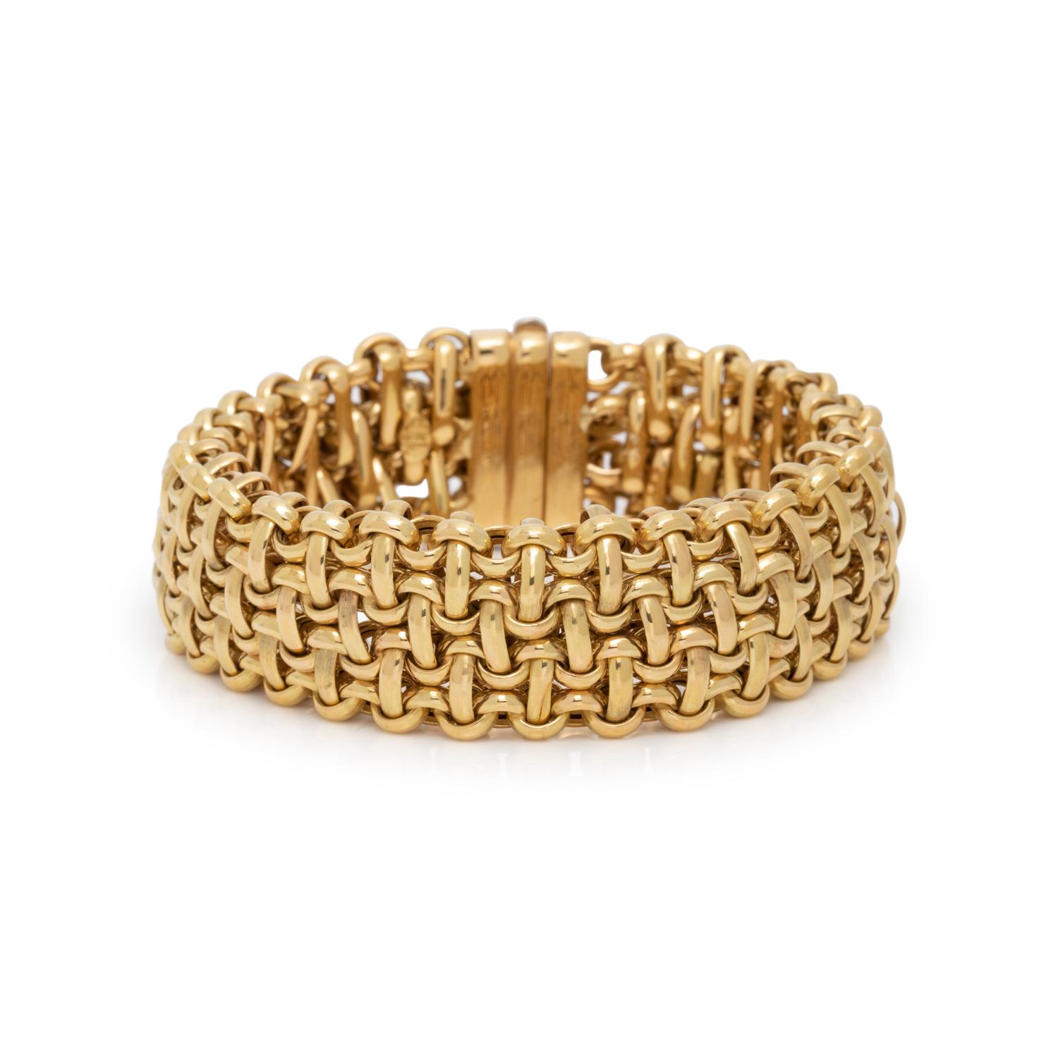 YELLOW GOLD BRACELET