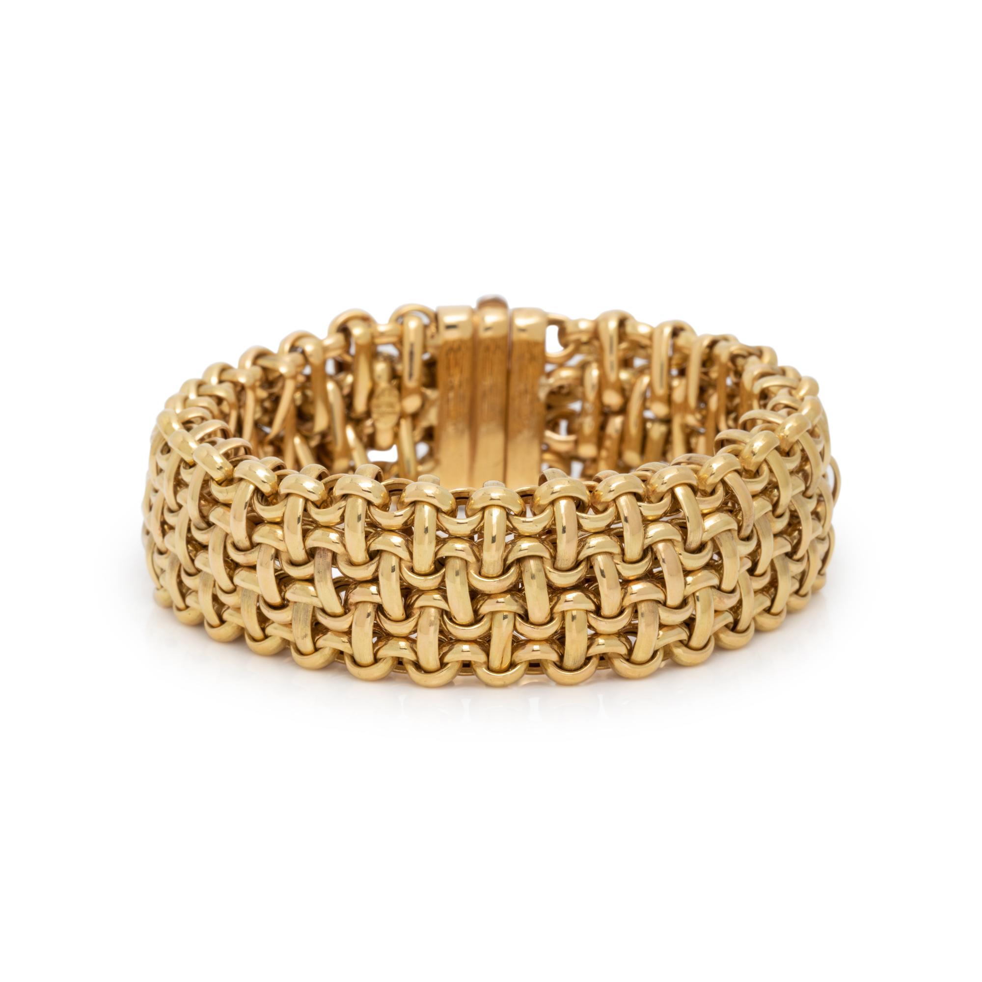 YELLOW GOLD BRACELET