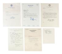 [ILLINOIS]. A large group of documents SIGNED by post-Civil War governors of Illinois.