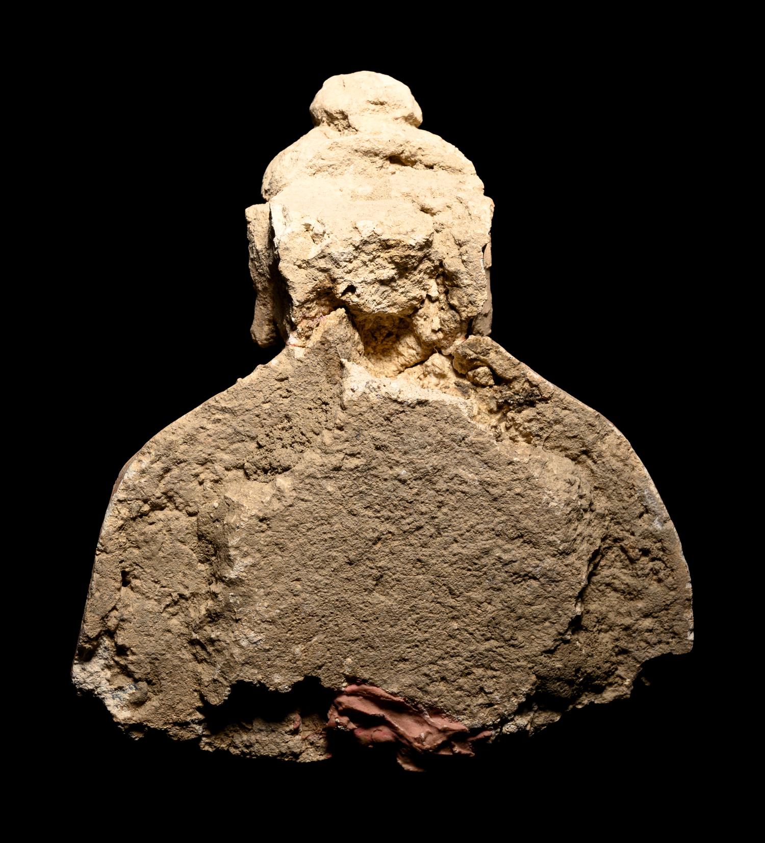 Four Gandharan Fragmentary Stucco Heads and One Bust